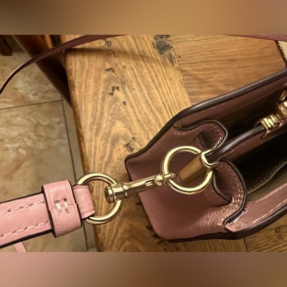 🎉HOST PICK🎉 Coach Mini Lane Top Handle With Whipstitch. Like New. Used Once. - Picture 6 of 9